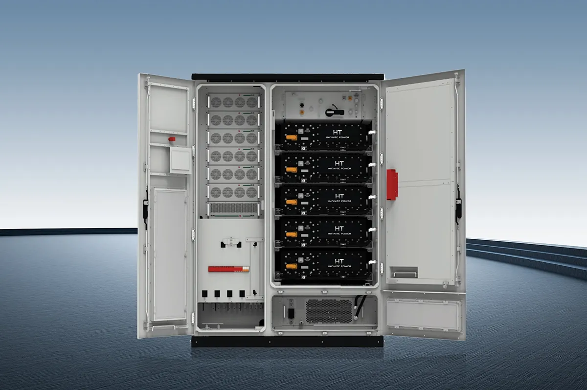 The internal structure of HT Liquid Cooling Energy Storage Cabinet